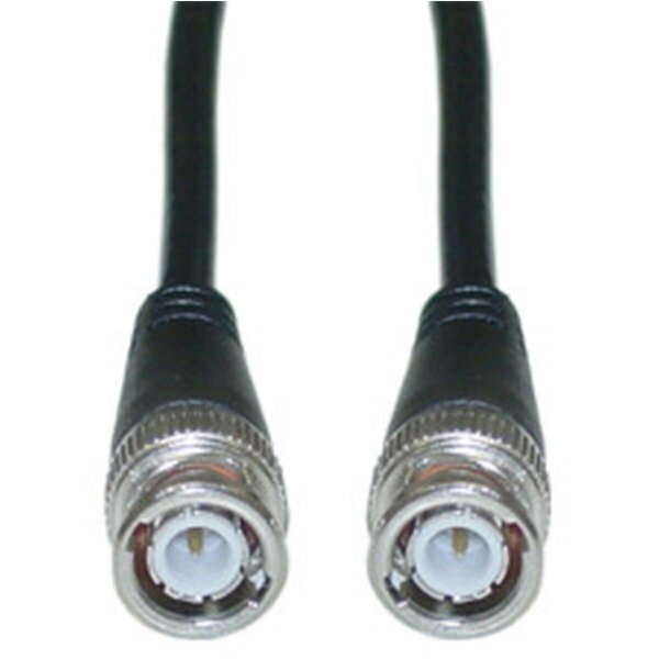 Aish BNC RG58 AU Coaxial Cable Black BNC Male Copper Stranded Center Conductor 25 foot AI622655